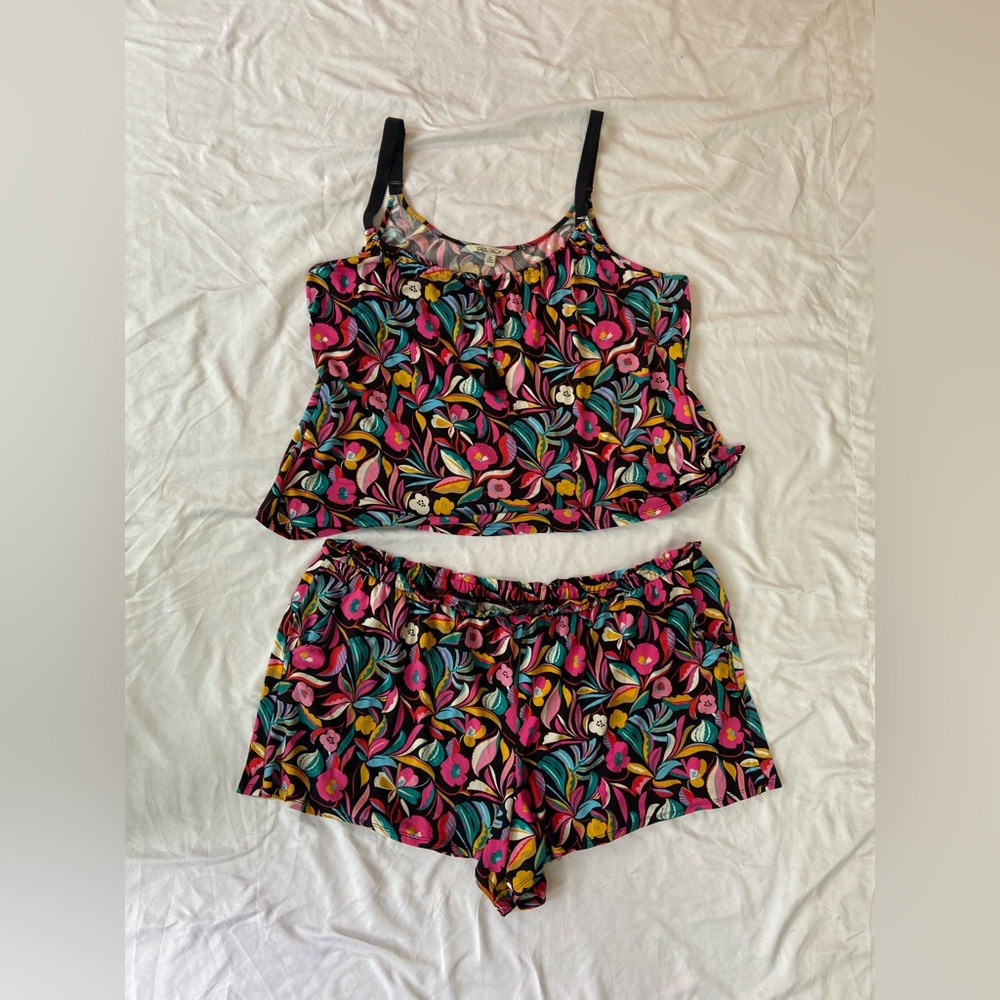 Floral Print Women's Sleepwear Set